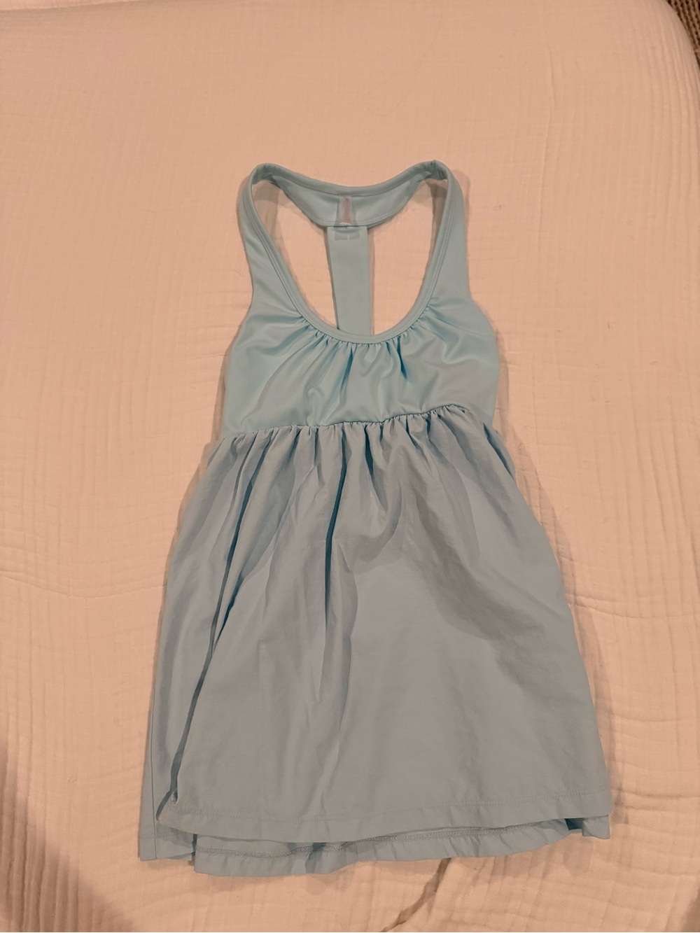 FP Movement by Free People Light Blue Racerback Tank Top